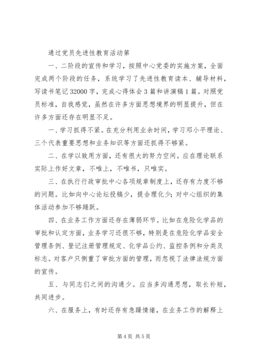 思想汇报自我剖析 (5).docx