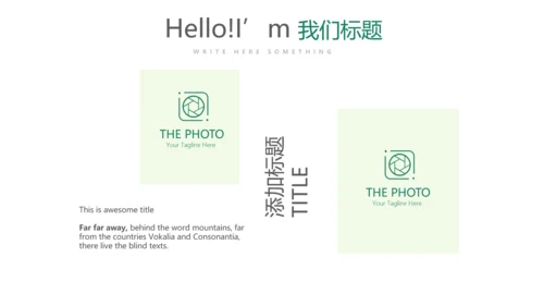 绿色公司产品介绍宣传通用PPT动态模板