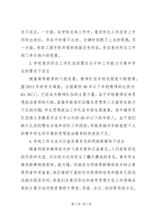 学校意识形态的工作计划.docx