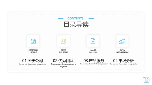 欧美风现代企业宣传公司简介商务PPT模板