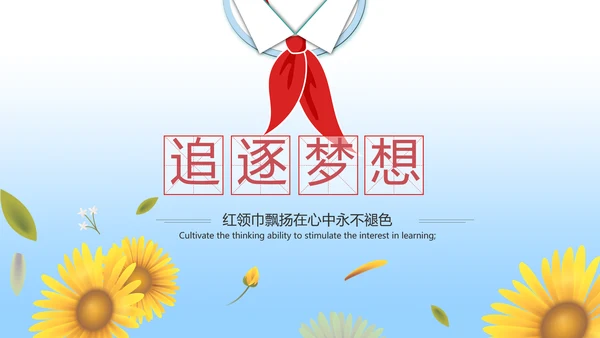 少先队员风采展示工作总结汇报PPT