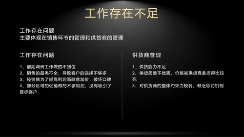 黑色奢华销售年终总结暨新年计划带内容PPT模板