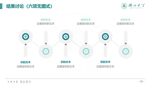 简约渐变风湖北大学毕业答辩通用PPT模板