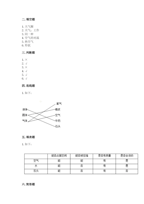 教科版三年级上册科学期末测试卷含答案【夺分金卷】.docx