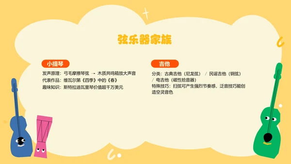 绿色可爱插画风儿童节PPT模板