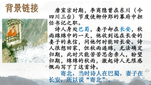 统编版语文七年级上册课外古诗词诵读《夜雨寄北》课件