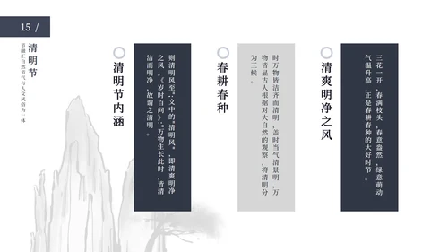 清明节主题ppt模板