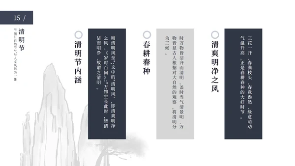 清明节主题ppt模板