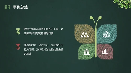 彩色黑板水彩做个守时的孩子珍惜时间守时主题班会PPT