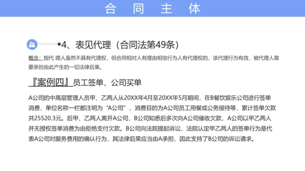 合同法实务培训课件PPT模板