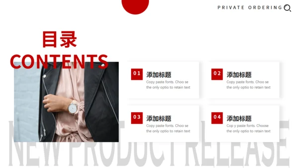 时尚模特女装新品发布会服装品牌策划通用PPT模板