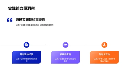 尊老爱幼在重阳节PPT模板