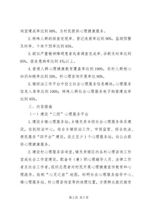 乡镇社会心理服务体系建设工作实施方案.docx