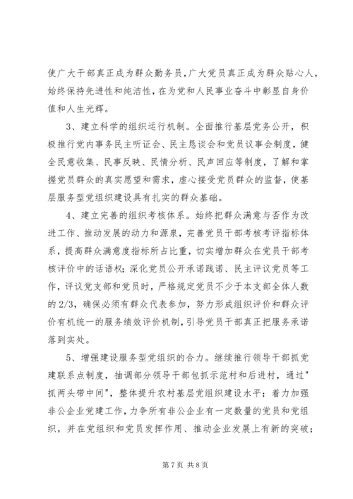 服务型党组织建设调研报告_1.docx