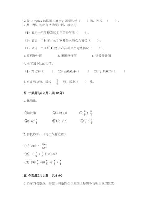六年级数学上册期末考试卷附参考答案（研优卷）.docx