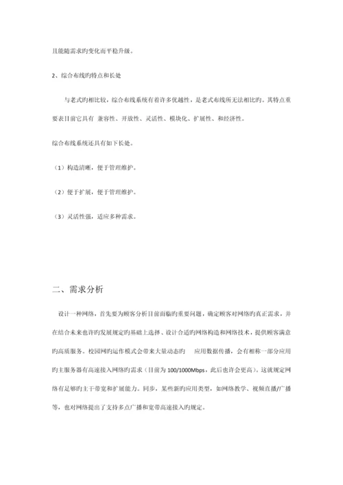 网络综合布线方案.docx