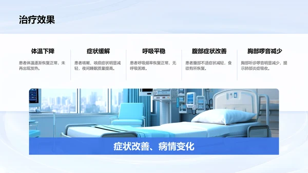 蓝色3D风临床实习病例汇报模板PPT模板