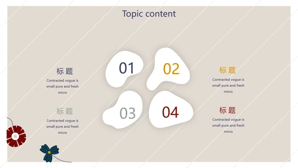 小清新文艺述职报告工作总结动态PPT模板