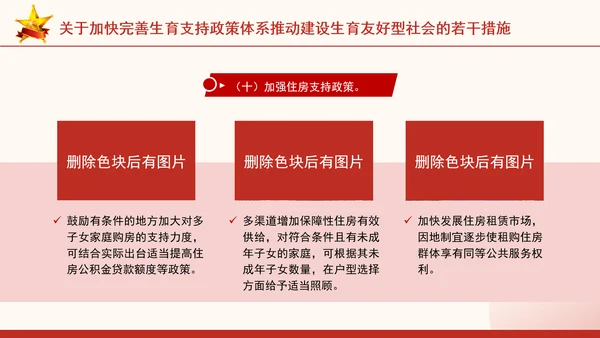 关于加快完善生育支持政策体系推动建设生育友好型社会的若干措施全文学习PPT