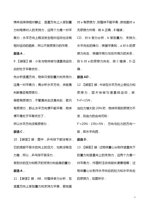 7.受力分析专项训练(1).docx