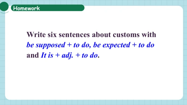 Unit 10 You're supposed to shake hands. Section A 