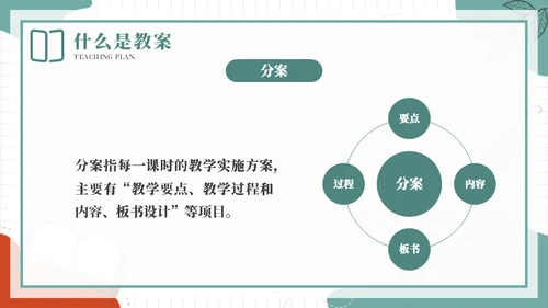 合格的老师教案基本格式通用PPT模板