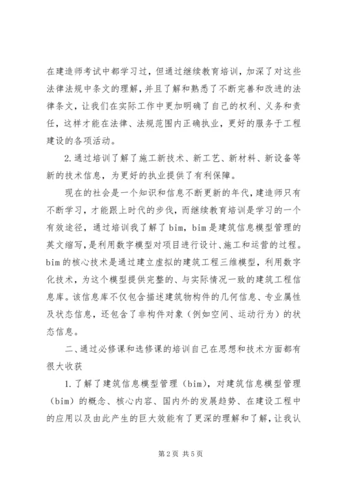 继续教育培训心得体会[五篇] (2).docx