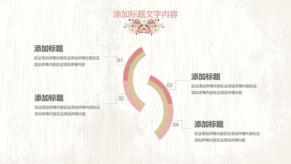 唯美欧式花纹手绘水彩复古PPT模板