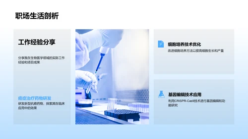 生物医学述职报告PPT模板