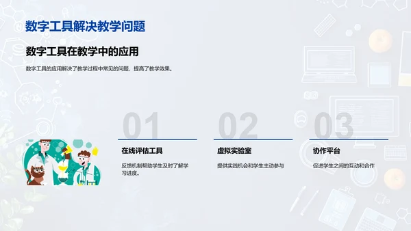 教育技术教学应用PPT模板