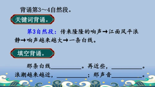 【名师课件】部编版语文四年级上册   1 观潮  课件（一二课时）