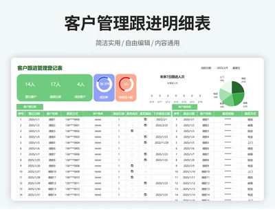 客户跟进登记表