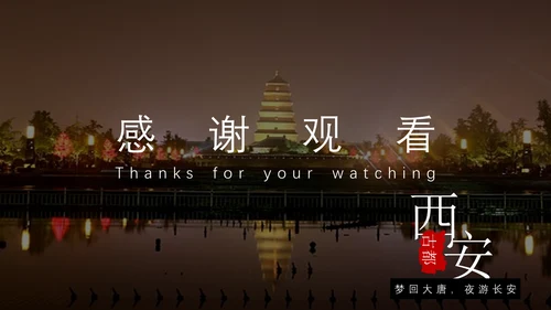 城市印象旅游景点通用PPT模板