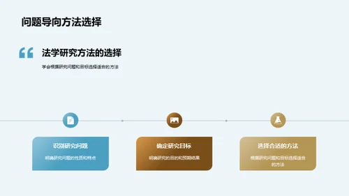 探索法学研究路径