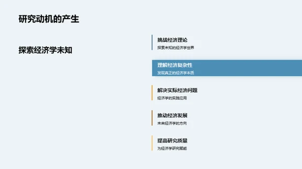 经济学研究漫谈