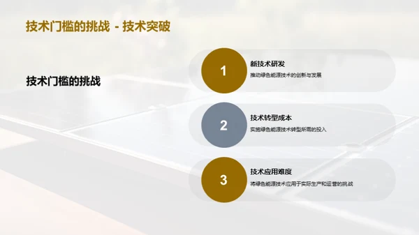 绿色能源：未来的主力