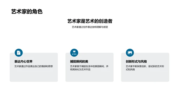 小学艺术教学课PPT模板