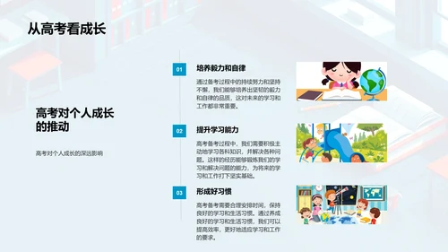 高考备考指南PPT模板