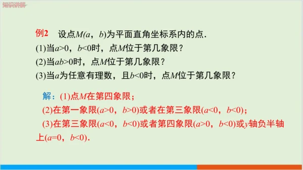 7.1.2 平面直角坐标系 教学课件--人教版初中数学七年级下