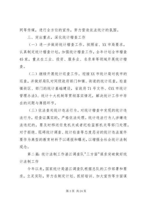 统计法制工作计划 (3).docx