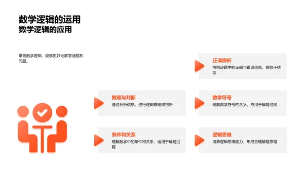 解谜训练数学能力PPT模板