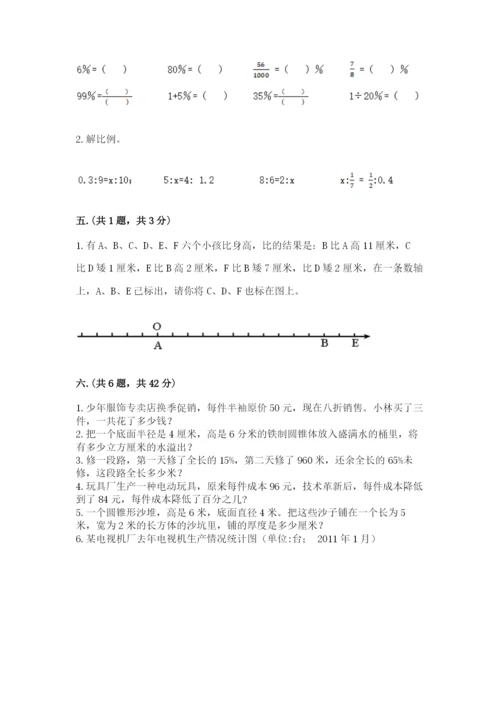 苏教版数学六年级下册试题期末模拟检测卷精品（必刷）.docx