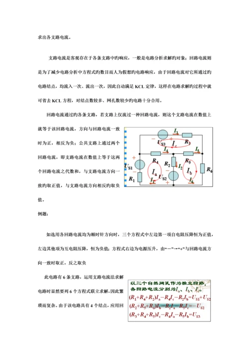 2023年电路基础分析知识点整理.docx