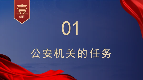 警察党课教育公安机关的任务和职权党课PPT课件