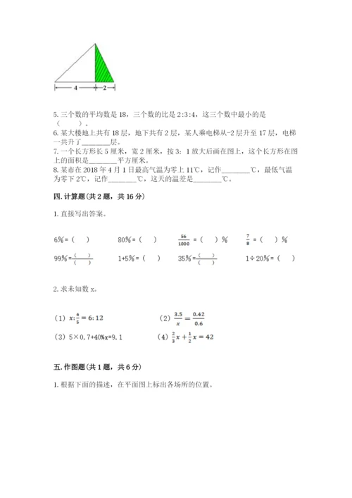 冀教版六年级下册期末真题卷【名师系列】.docx