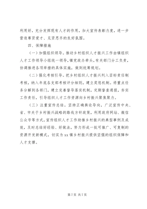 乡镇组织及人才振兴的实施方案.docx