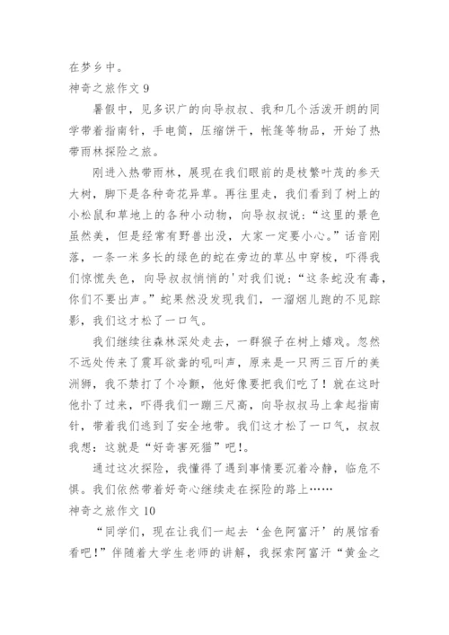 神奇之旅作文.docx