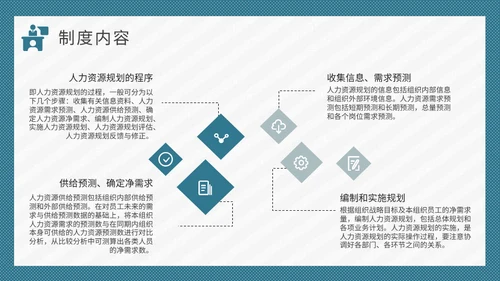人事管理公司制度培训通用PPT模板