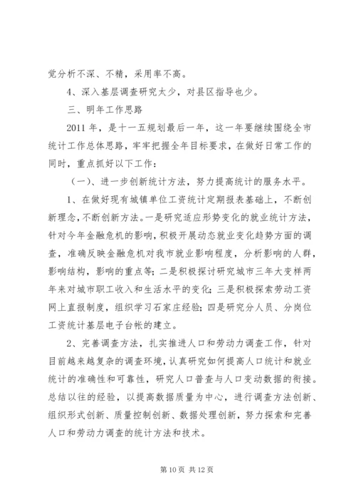 人口社会科统计工作总结及工作计划.docx