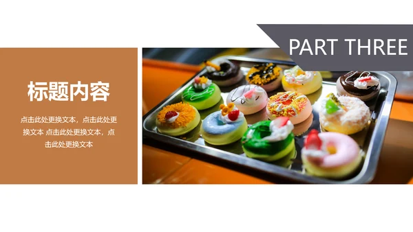 餐饮美食甜点咖啡休闲下午茶动态PPT模板